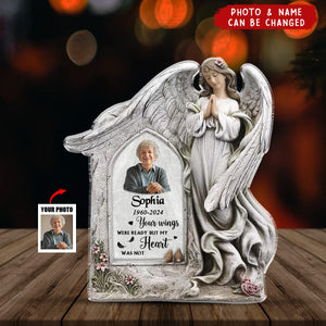 I am Always With You Personalized Memorial Angel Acrylic Plaque