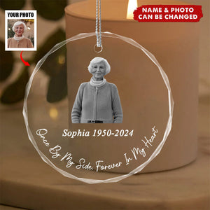 Personalized Memorial Crystal Ornament