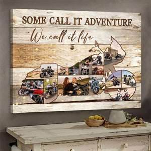 Personalized Road Glide Motorcycle Collage Poster