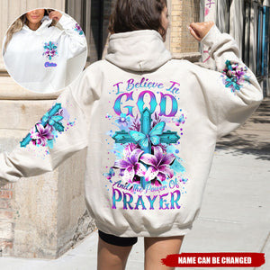 I Believe In God Women's All Over Print Hoodie