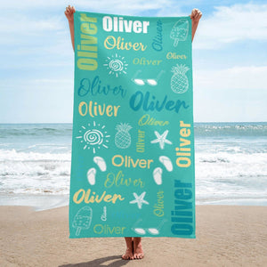 Personalized Lovely Summer & Beach Towel