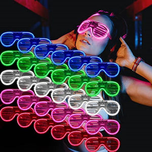 Colorful LED Glasses Party Decoration