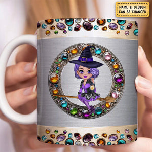 Witch In A Magic Circle Personalized Mug