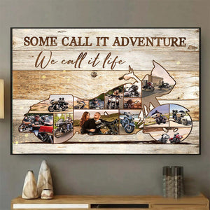 Personalized Road Glide Motorcycle Collage Poster