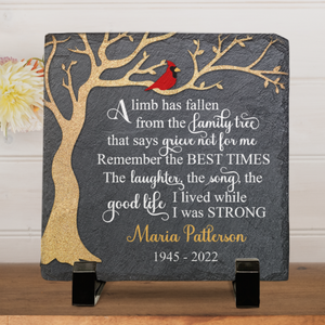 The Good Life I Lived While I Was Strong - Personalized Memorial Stone