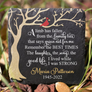 The Good Life I Lived While I Was Strong - Personalized Memorial Stone