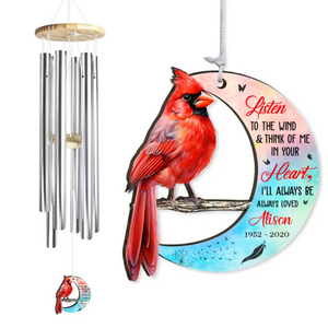 I'll Always Be-Personalized Memorial Wind Chimes