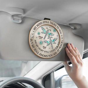 In Loving Remembrance - Memorial Personalized Car Visor Clip