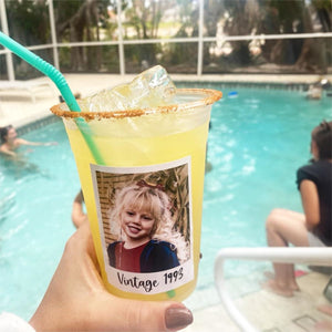 Personalized Photo Plastic Party Cups Party Decorations