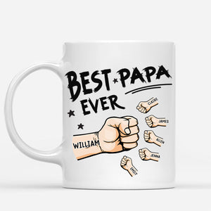 Personalized Coffee Ceramic White Mug - Best Dad Ever