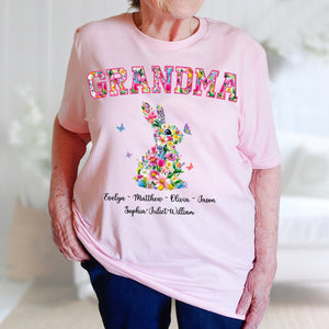 Personalized Easter Gift For Grandma Nana Gigi Pure Cotton T-Shirt