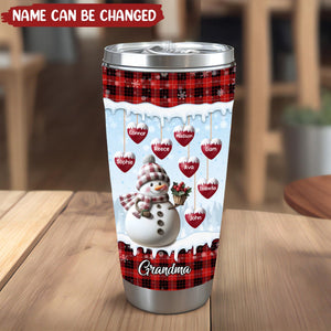 My Home For All Seasons - Personalized Custom Tumbler Family Christmas Gift