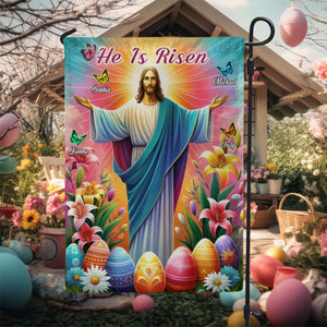 He Is Risen Resurrection of Jesus Easter Day Flag,God Sympathy Gifts-Loss Family