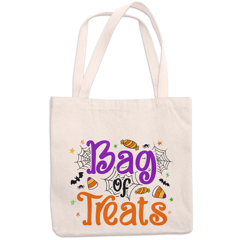 Treatment of the bag - Family Personalized Custom Tote Bag - Halloween Gift For Kid