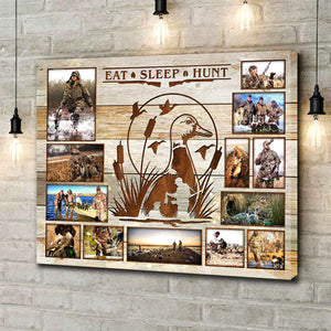 Personalized  Waterfowl & Duck Hunter Photo Collage Poster,Gift for Duck Hunters