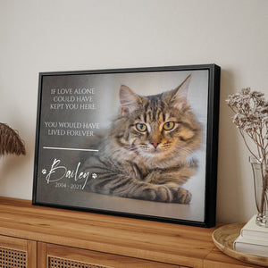 Personalized Pet Memorial Gift, Pet Loss Gifts for Owner-Canvas