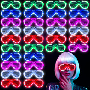 Colorful LED Glasses Party Decoration