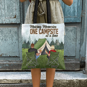 Personalized Cloth Tote Bag - Gift For Camping Lovers - You And Me We Got This