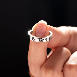 Be Kind...Of A Bi♥ch Mantra Ring