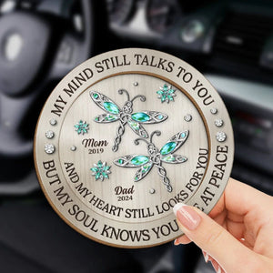 In Loving Remembrance - Memorial Personalized Car Visor Clip