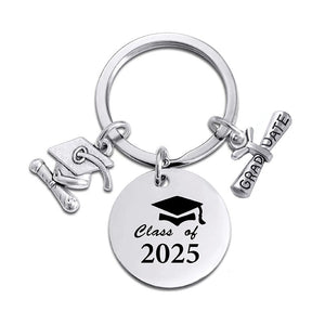 Personalized Graduate 2025 Diploma keychain Graduation Gift