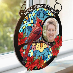 I'm Always With You Memorial - Personalized Window Hanging Suncatcher Ornament