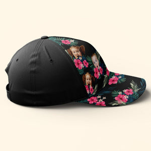 Custom Face Summer Tropical - Personalized Photo Classic Cap