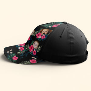 Custom Face Summer Tropical - Personalized Photo Classic Cap