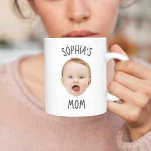 Personalized Face Photo Custom Text Mug