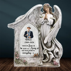 I am Always With You Personalized Memorial Angel Acrylic Plaque