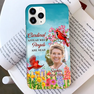 Cardinals Appear When Angels Are Near Personalized Phone Case