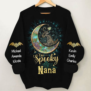 One Spooky Nana - Personalized Halloween Grandma Sweatshirt