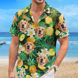 Personalized Photo Hawaiian Beach Shirt