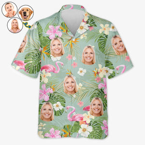 Personalized Photo Hawaiian Beach Shirt