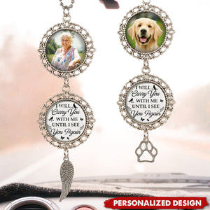 I Will Carry You With Me - Personalized Upload Photo Cardinal Memorial Ornament