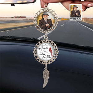 Cardinals Appear When Angels Are Near - Personalized Upload Photo Cardinal Memorial Ornament