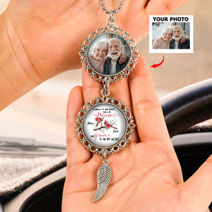 Cardinals Appear When Angels Are Near - Personalized Upload Photo Cardinal Memorial Ornament