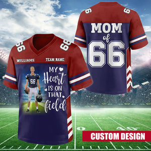 Custom Photo I'll Always Be Your Biggest Fan Football Jersey Gift For Football Lovers