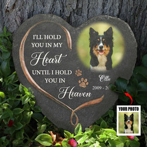 Your Wings Were Ready - Paw And Angel Wings Personalized Pet Memorial Stone