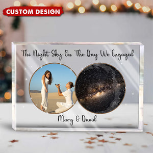 Personalized The Night We Met Star Map Acrylic Plaque, Wedding Gift, Anniversary Gift For Couple