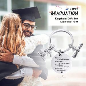 Personalized Graduate 2025 Diploma keychain Graduation Gift