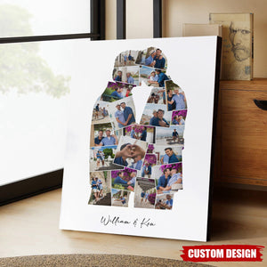 LGBT Couple - Personalized Photo Collage Poster Gift