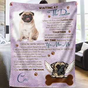 Custom Unique Pet Loss Blanket Dog Remembrance Sympathy Gift For Dog Lovers