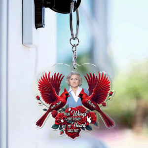 I Believe There Are Angels Among Us Personalized Acrylic Keychain