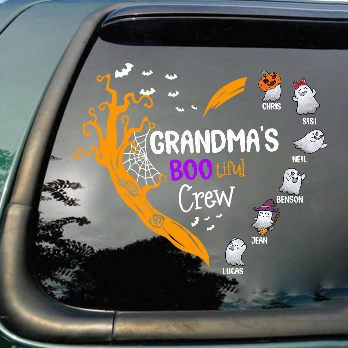 Personalized Family's Bootiful Crew Decal