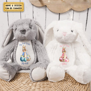 Persoalized Baby Plush Bunny First Easter Boy and Girl Gift