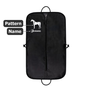 Personalized Horse Pattern Design Waterproof Hanging Garment Bag Travel Accessory