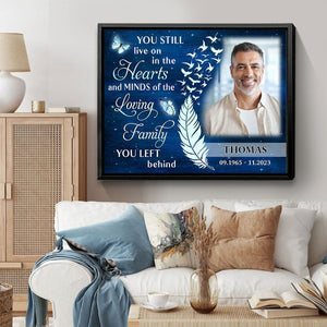 Custom Sympathy Gift for Loss of Loved Ones Personalized Memorial Canvas/Poster