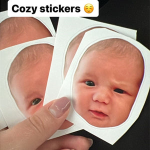 Personalized Funny Face Stickers