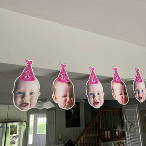 Personalized Face Photo Banner Party Decorations